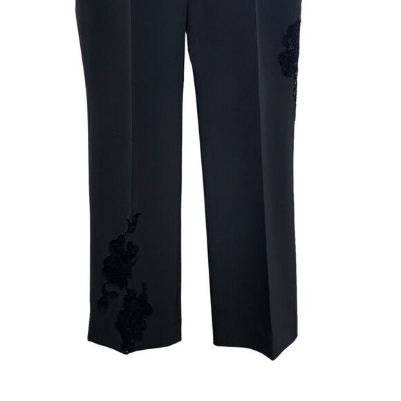 CAMBIO Floral Cut Out Dress Pants - Picture 3 of 10